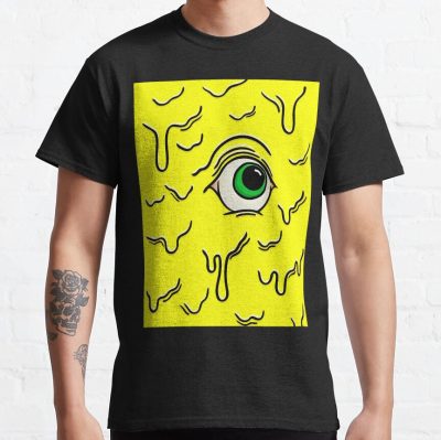 Yellow & Green Slimy Cyclops Eye T-Shirt Official Subtronics Merch
