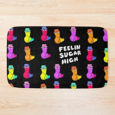 Sugar High Gummy Worms Bath Mat Official Subtronics Merch